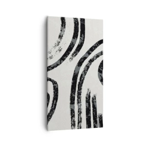 Lærredstryk - Billede på lærred - Halvt stoppet - 55x100 cm