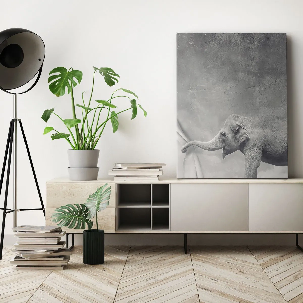 Lærredstryk - Billede på lærred - Afslør hemmeligheden - 70x100 cm