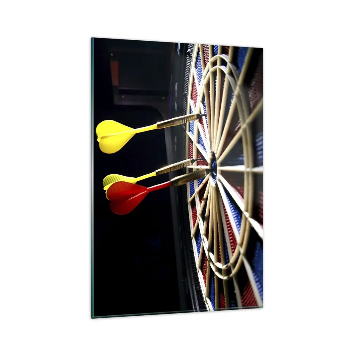 Billede på glas - Lige til sagen - 80x120 cm