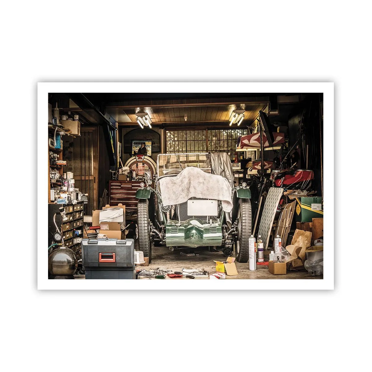 Plakat - Tilbage til fortiden - 100x70 cm