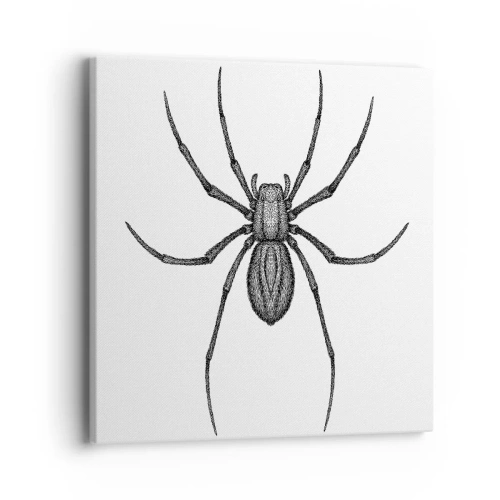 Lærredstryk - Billede på lærred - Foruroligende præcision - 40x40 cm