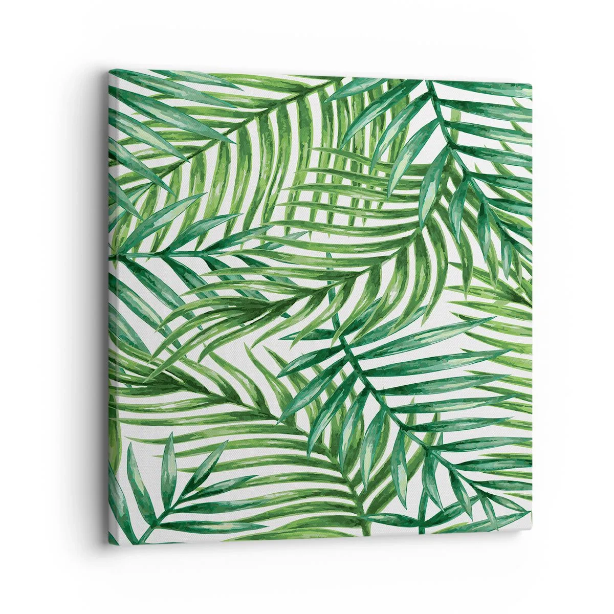 Lærredstryk - Billede på lærred - Under det grønne baldakin - 30x30 cm