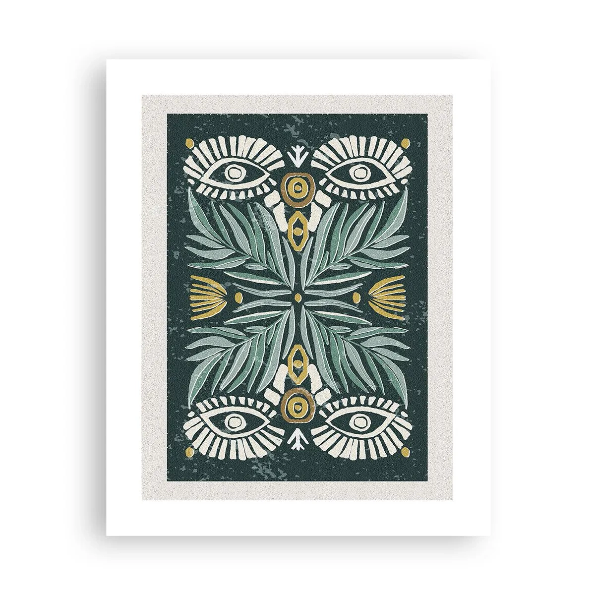 Plakat - Som en folkeudskæring - 40x50 cm