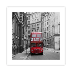 Plakat - Hverdagen behøver ikke at være grå - 40x40 cm