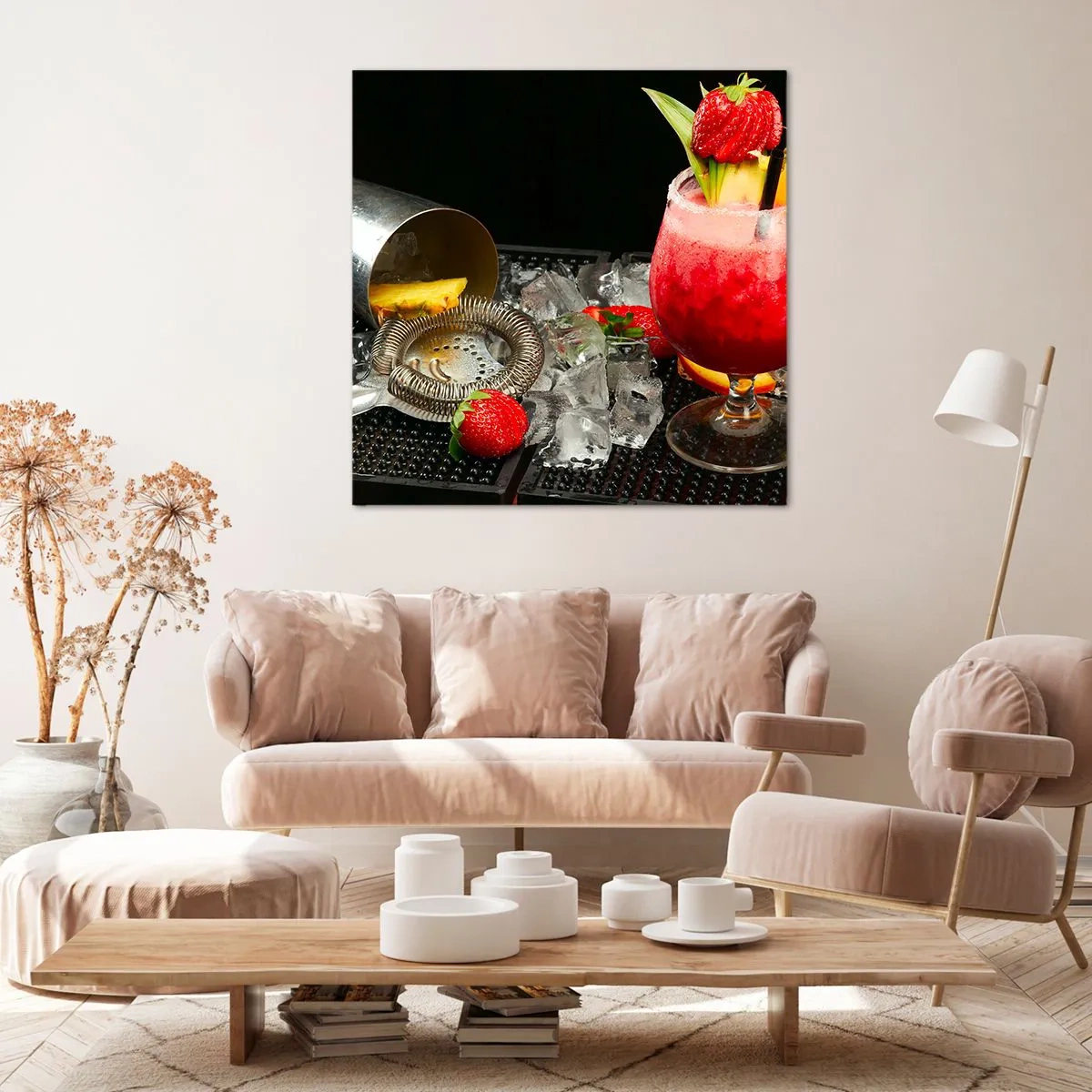 Lærredstryk - Billede på lærred - Fremkald smagen - 60x60 cm