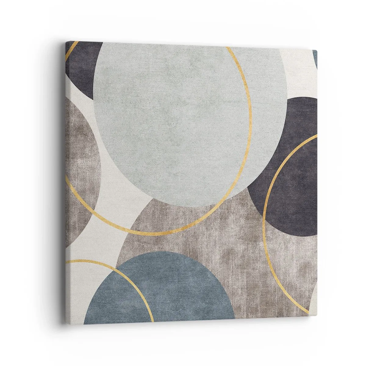 Lærredstryk - Billede på lærred - Hjul efter hjul - 40x40 cm