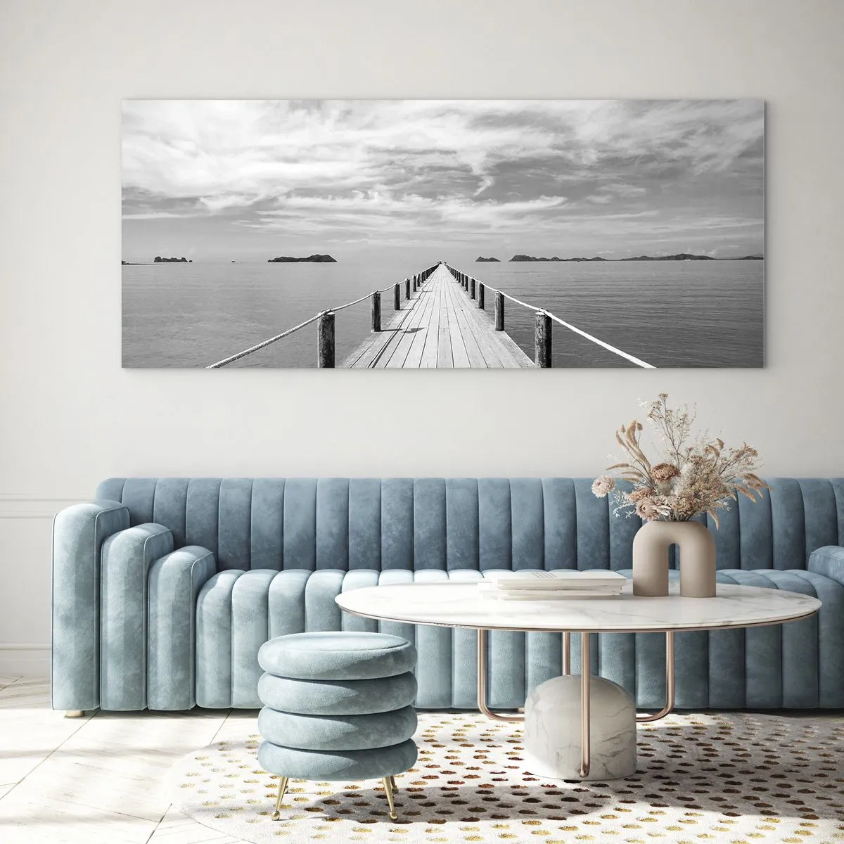 Billede på glas - Eller måske en rejse... - 120x50 cm