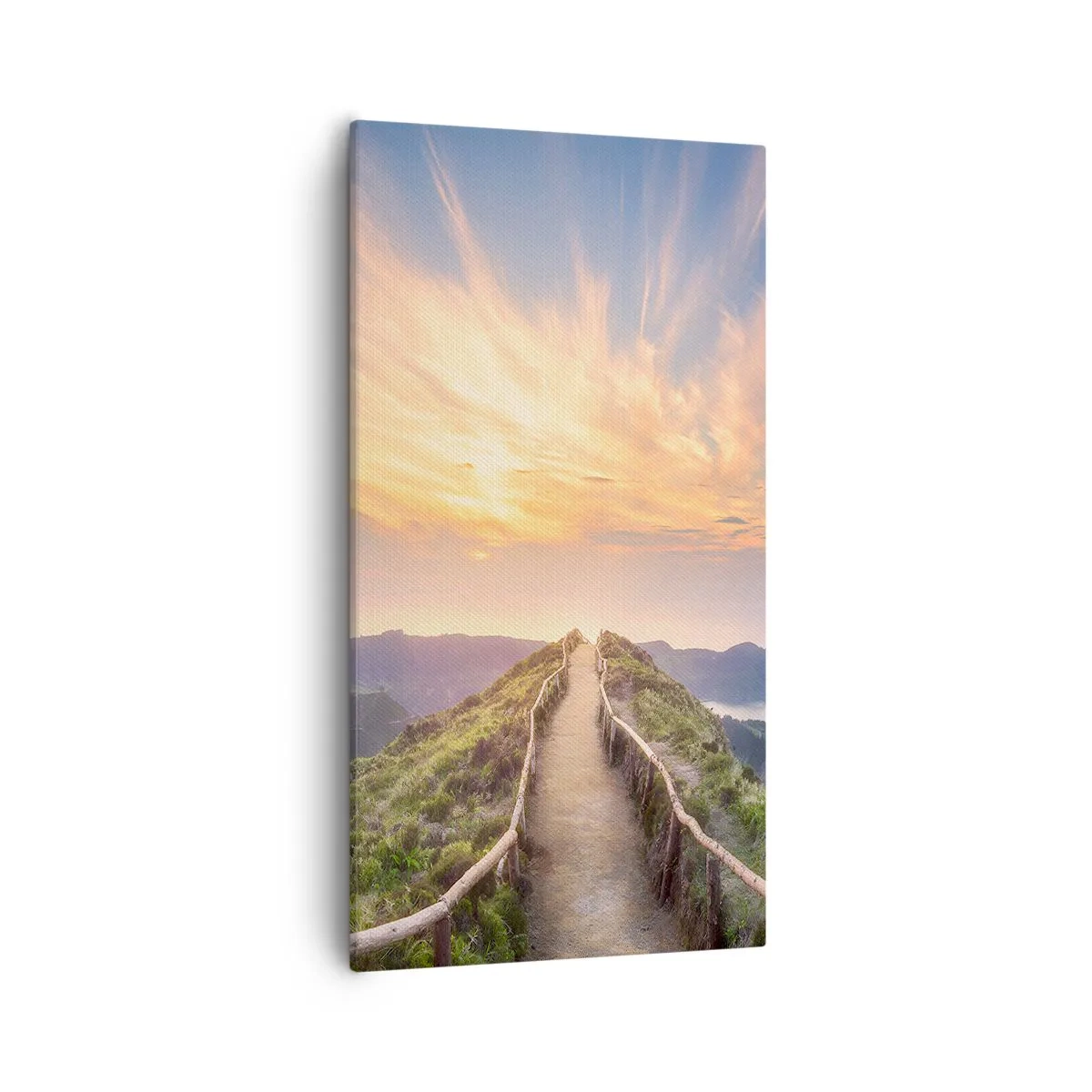 Lærredstryk - Billede på lærred - Tæt på himlen - 55x100 cm