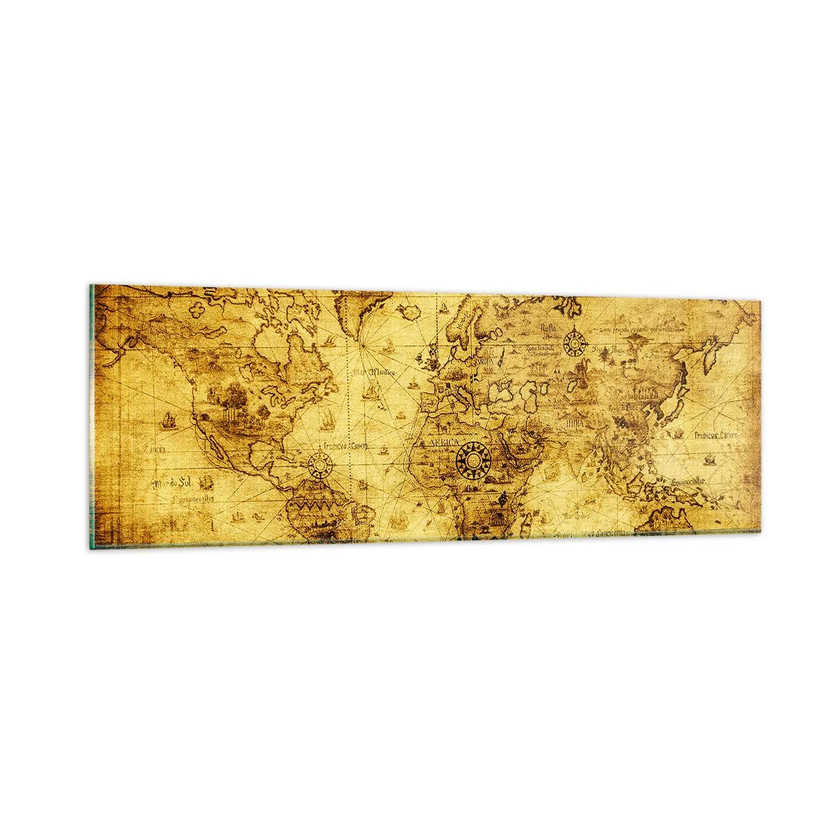 Billede på glas - Mærkelig er denne verden - 90x30 cm