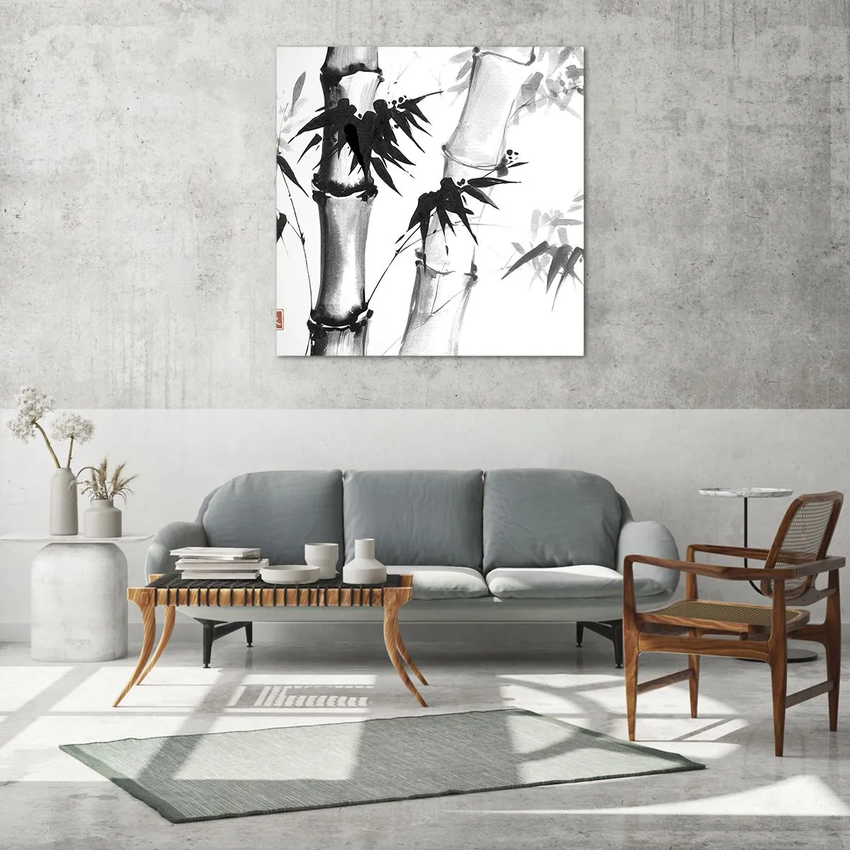 Billede på glas - Nærbillede af Orienten - 60x60 cm