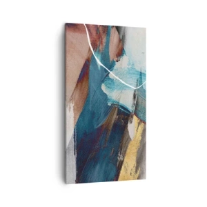 Lærredstryk - Billede på lærred - Med flair og energi - 45x80 cm