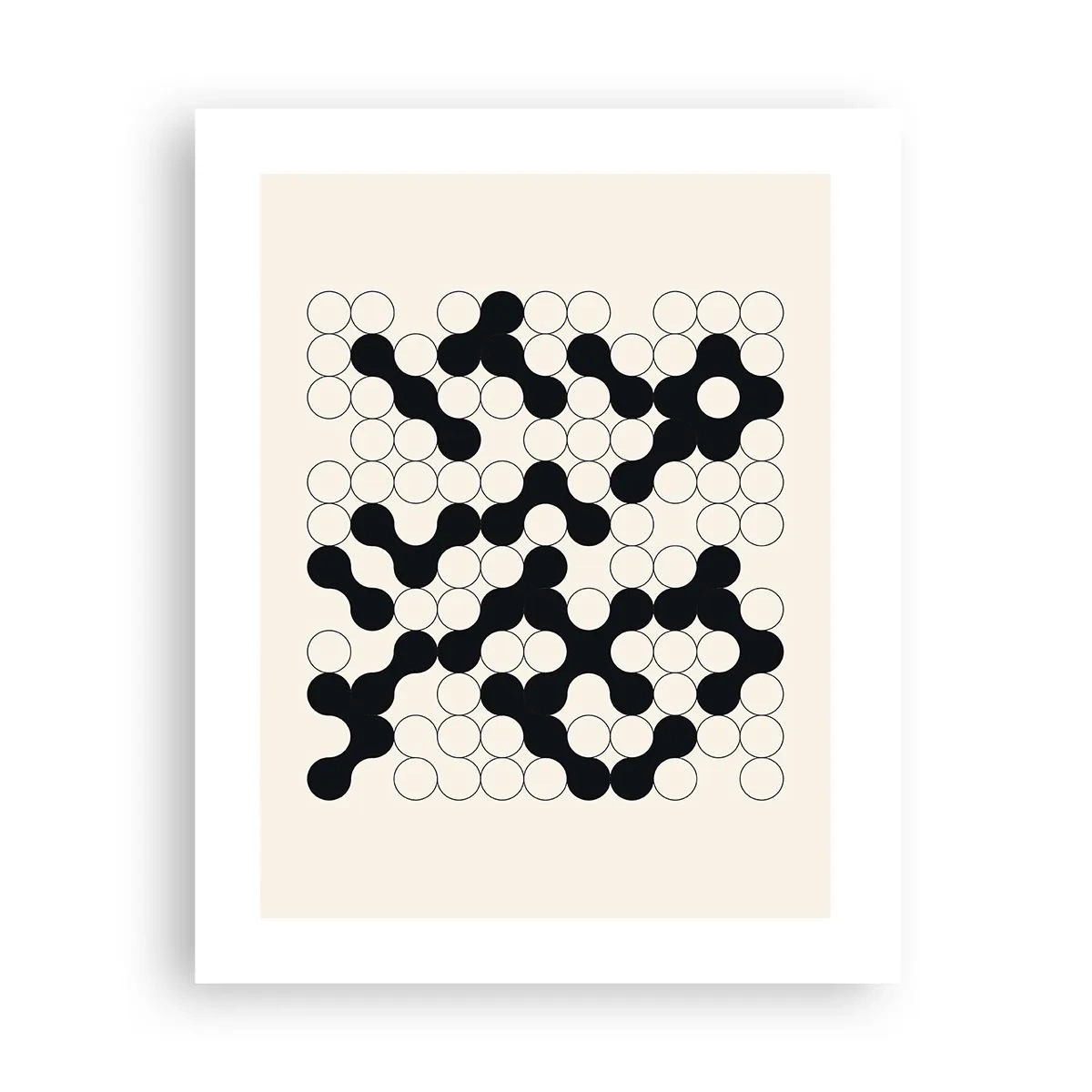 Plakat - Kinesisk spil - variation - 40x50 cm