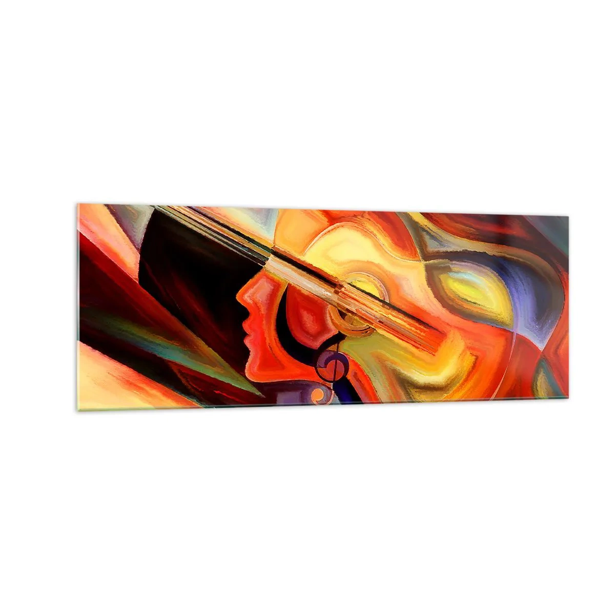Billede på glas - Og alt er i orden - 140x50 cm