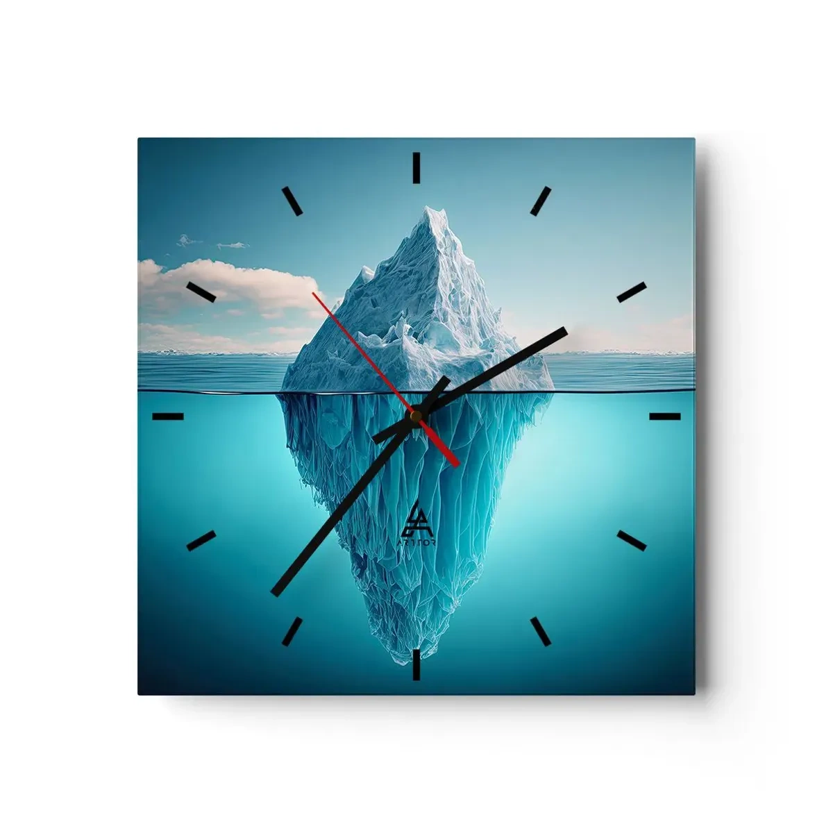 Vægur, Uret - Dronning af is - 40x40 cm