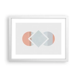 Plakat i hvid ramme - Situationen er klar - 40x30 cm