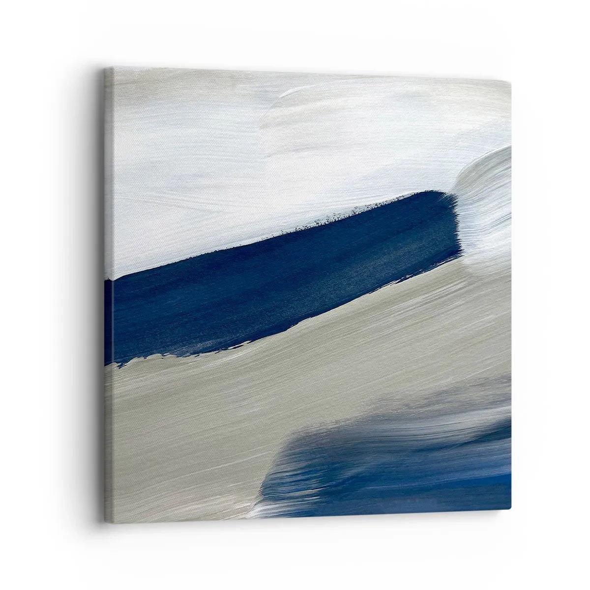Lærredstryk - Billede på lærred - Møde med det hvide - 30x30 cm