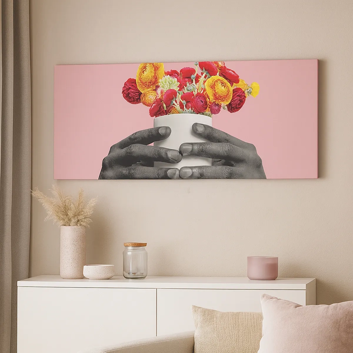 Lærredstryk - Billede på lærred - Livets apotheose - 30x30 cm