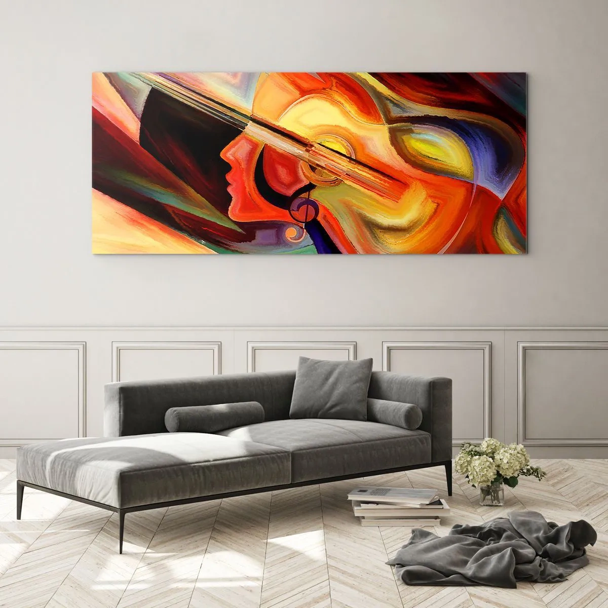 Billede på glas - Og alt er i orden - 120x50 cm