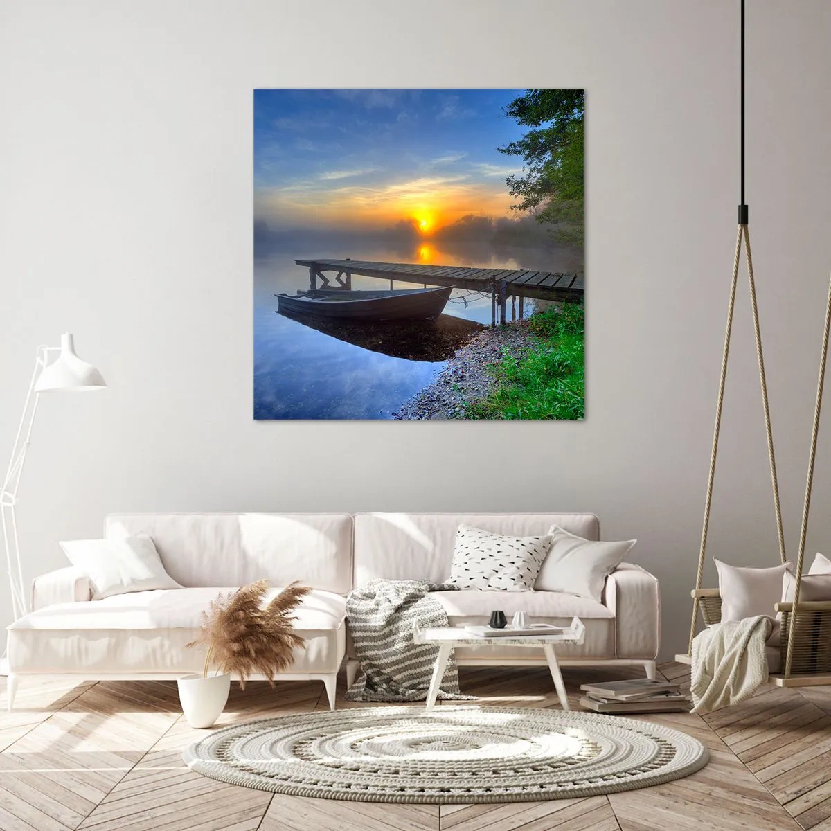 Lærredstryk - Billede på lærred - Hvordan det almindelige bliver til noget magisk - 50x50 cm