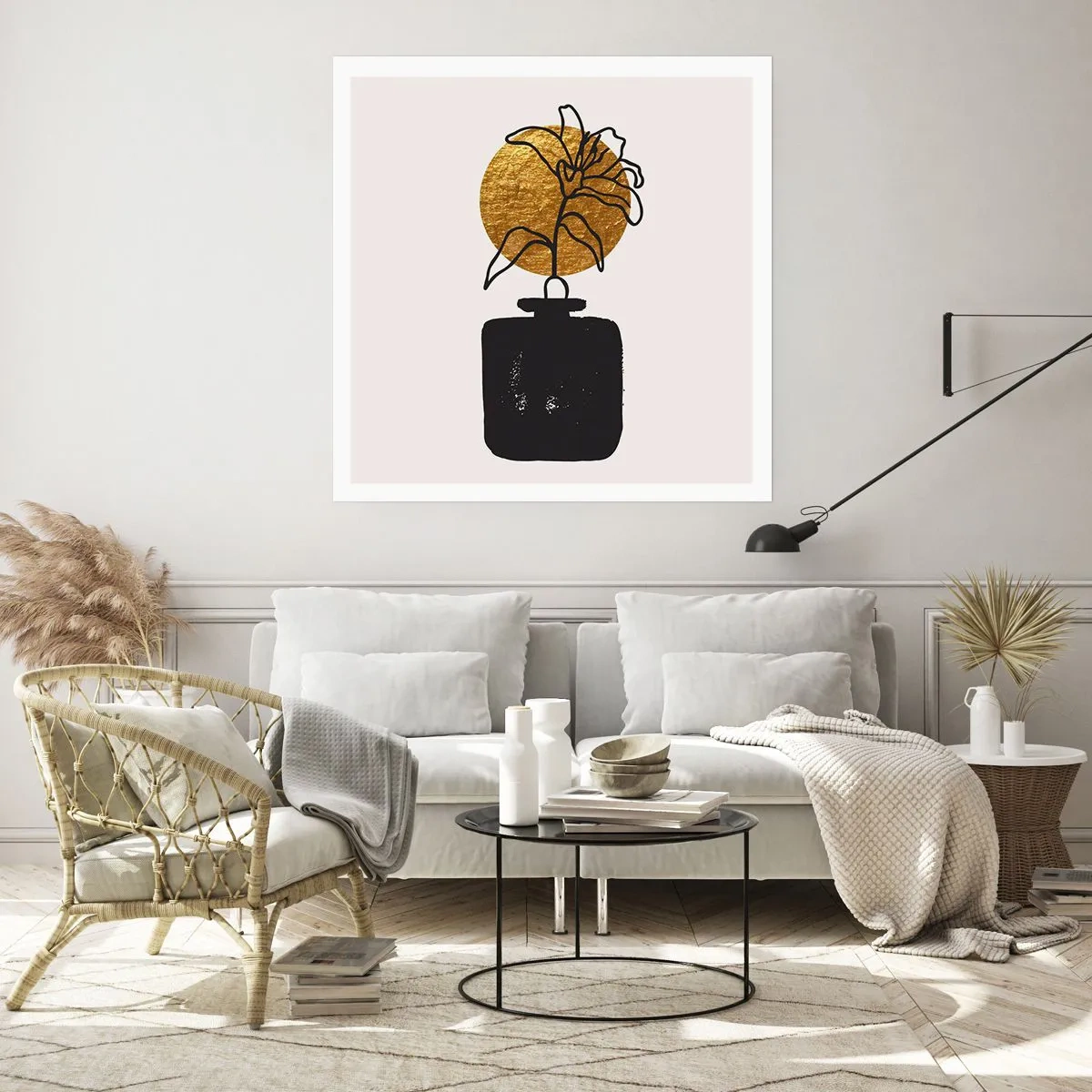 Plakat - Skønhed i balance - 50x50 cm