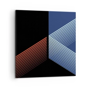 Lærredstryk - Billede på lærred - En simpel historie - 60x60 cm