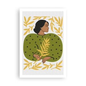 Plakat - Hawaiiansk pige - 61x91 cm