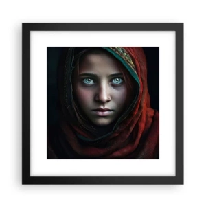 Plakat i sort ramme - Østens prinsesse - 30x30 cm