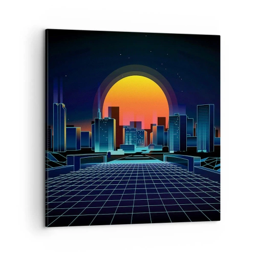 Lærredstryk - Billede på lærred - Vil du stadig gerne komme til den ægte vare? - 50x50 cm