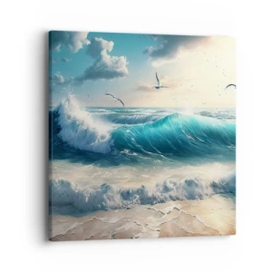 Lærredstryk - Billede på lærred - Støj kun for dig - 40x40 cm