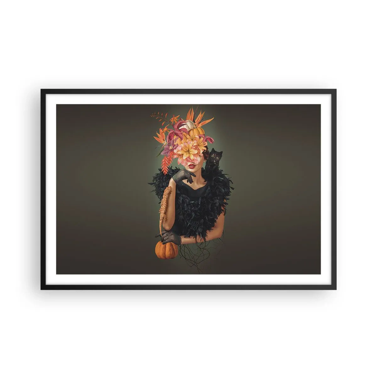 Plakat i sort ramme - Heksens fortryllelse - 91x61 cm