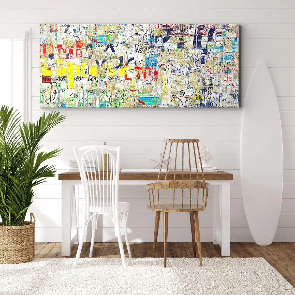 Lærredstryk - Billede på lærred - Simpelthen en fryd for øjet - 100x40 cm