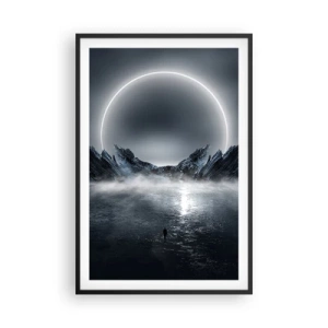 Plakat i sort ramme - En finale på en historie - 61x91 cm