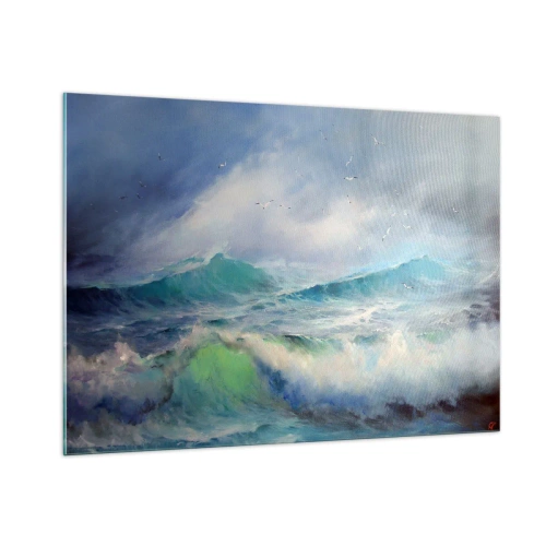 Billede på glas - "Hvirvelvinden hylede af triumf ...’ - 100x70 cm