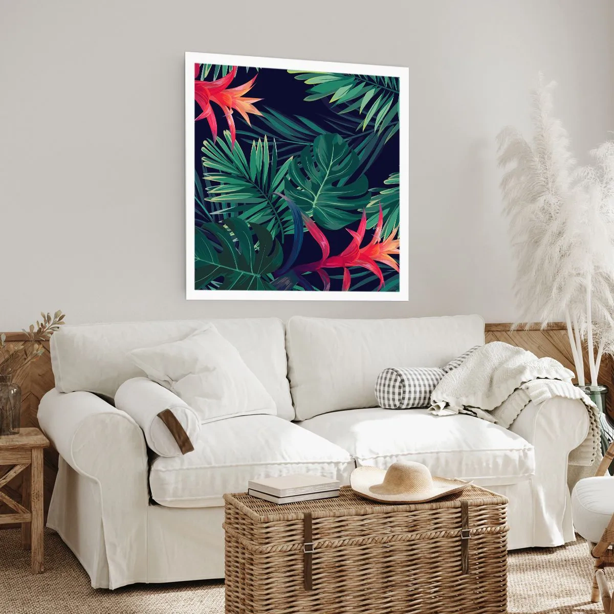 Plakat - Brænd i grønt - 40x40 cm