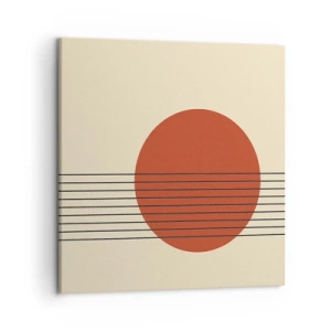 Lærredstryk - Billede på lærred - Og så videre - 50x50 cm