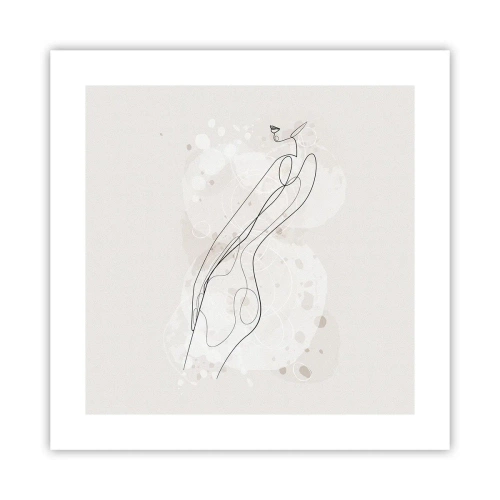 Plakat - At forvilde sig med blikket - 40x40 cm