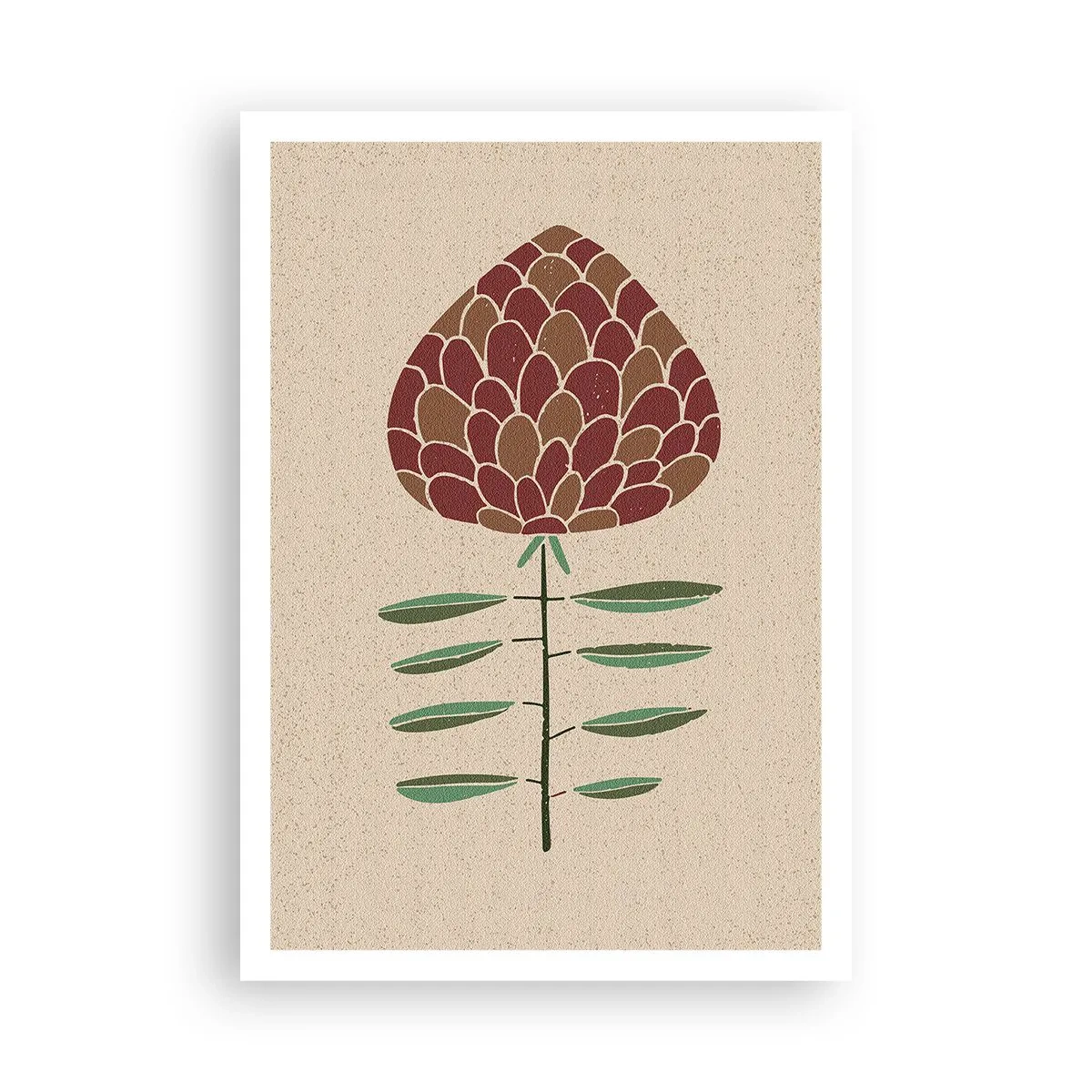 Plakat - Som en stor pind - 70x100 cm