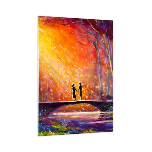 Billede på glas - Himlen elsker dem også - 50x70 cm