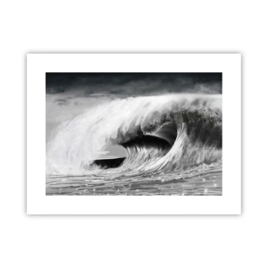 Plakat - Havets vrede - 40x30 cm