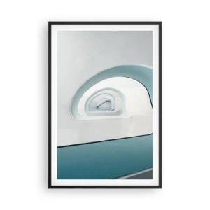 Plakat i sort ramme - Til bunden af det blå - 61x91 cm