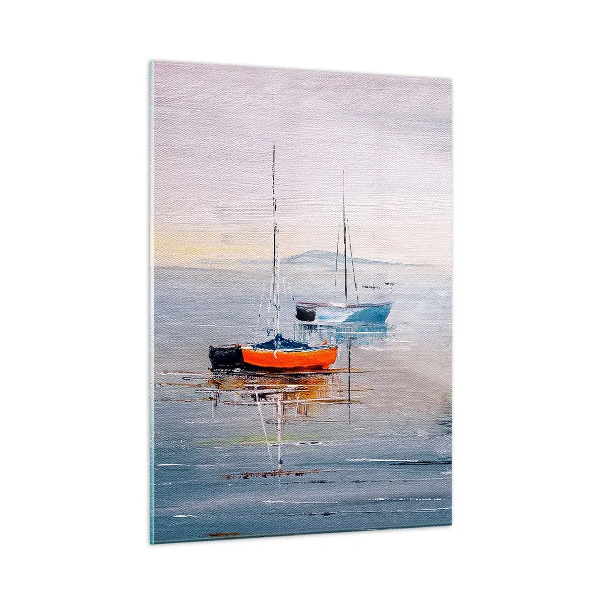 Billede på glas - Et velfortjent hvil - 50x70 cm