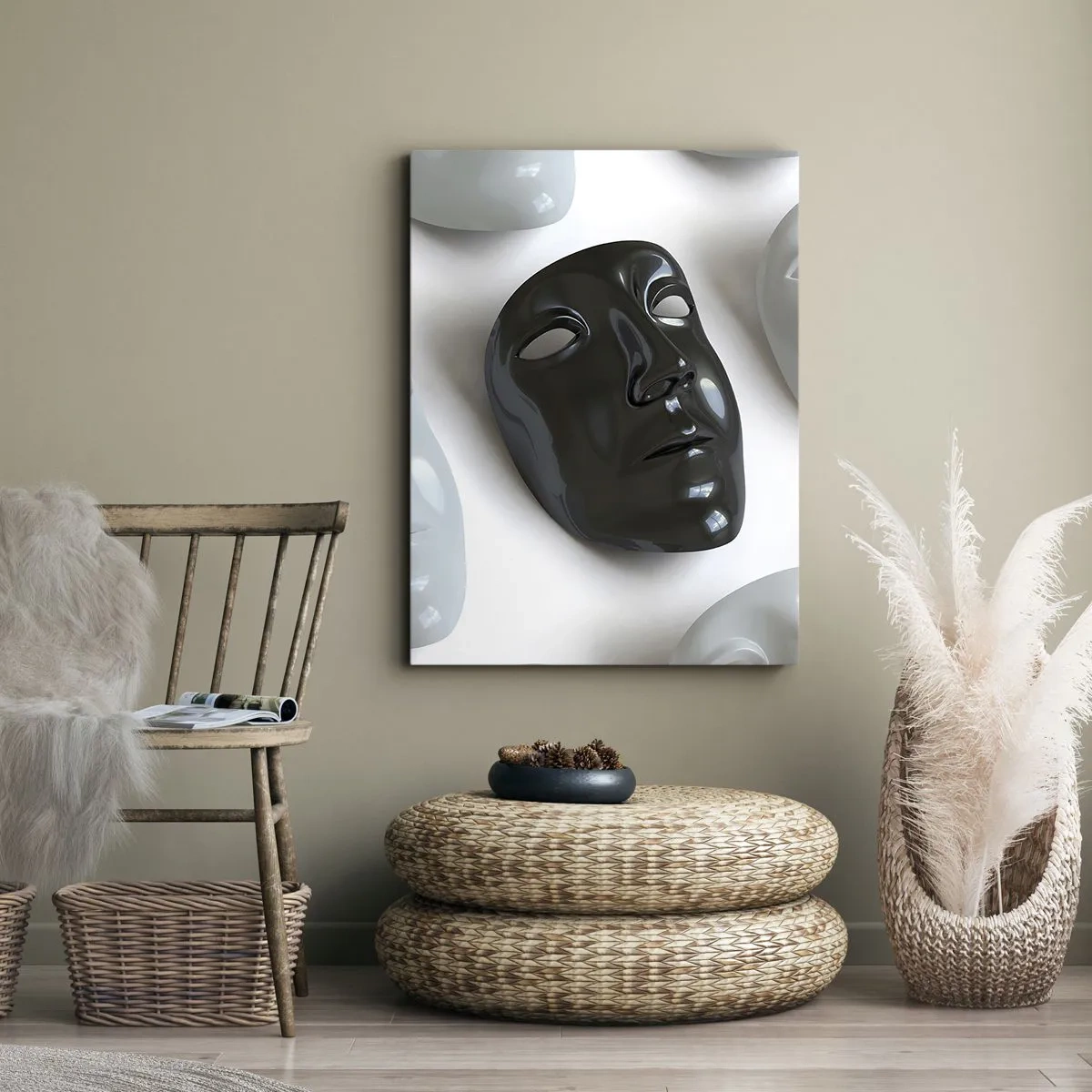 Lærredstryk - Billede på lærred - Hvordan skiller man sig ud? - 55x100 cm