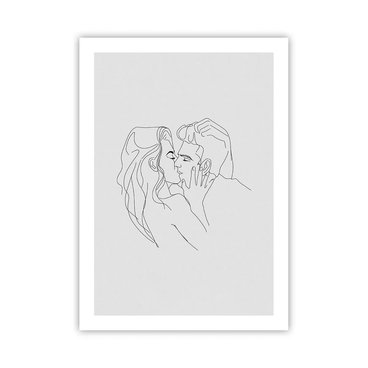 Plakat - I samme linje - 50x70 cm