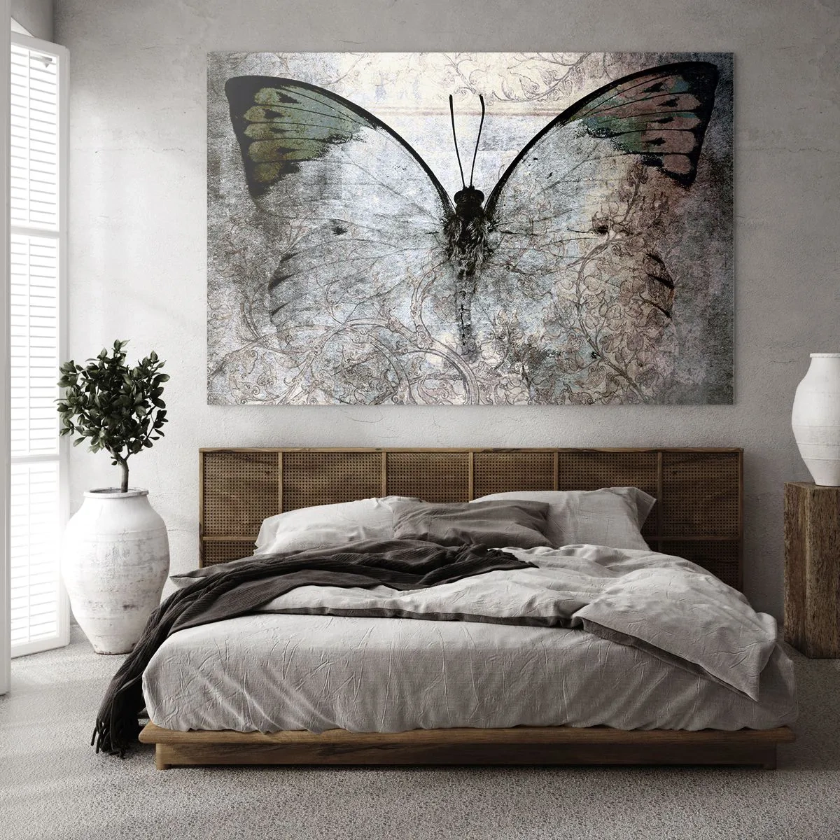 Billede på glas - I Art Nouveau stil - 100x70 cm