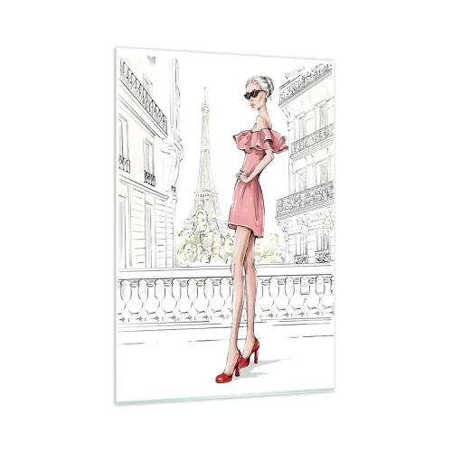 Billede på glas - Modens kunst - 80x120 cm