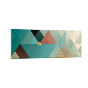 Billede på glas - Enhed af mangfoldighed, mangfoldighed af enhed - 140x50 cm