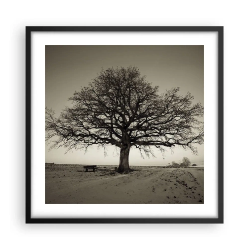 Plakat i sort ramme - Herfra og til evigheden - 50x50 cm