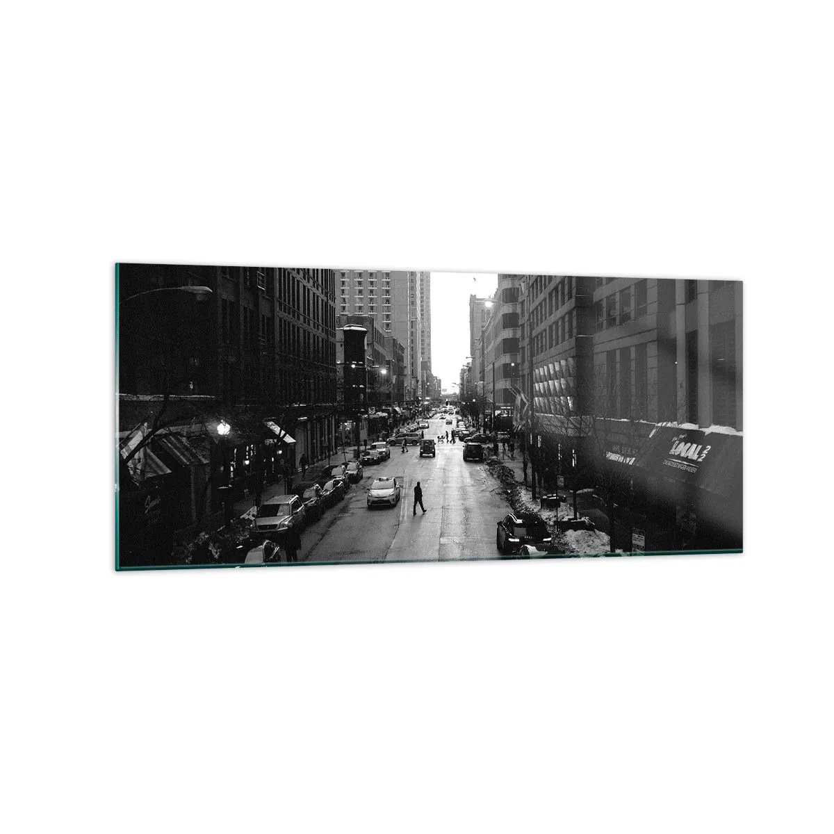 Billede på glas - Endnu en dag som hver dag - 120x50 cm