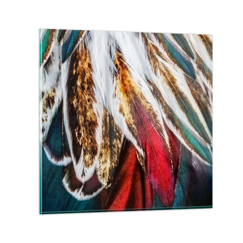 Billede på glas - Flyvningens hemmeligheder - 30x30 cm