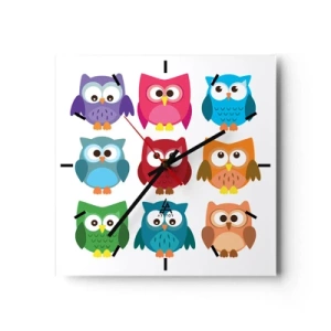 Vægur, Uret - Forskelle kan være morsomme - 30x30 cm